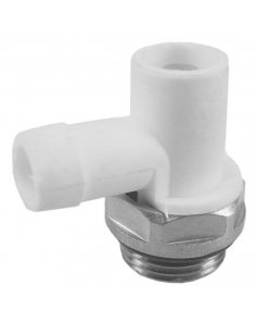 Riko radiator-strangaftapper met O-ring 1/2