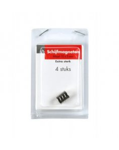 Blister mini schijfmagneet sterk 10x3mm/ 4 st