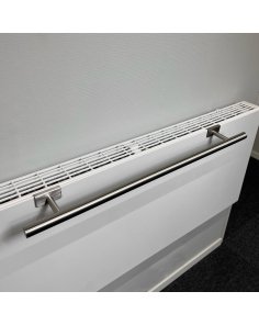 BSXL handdoekenrek 400 mm voor radiatoren boven-bevestiging RVS