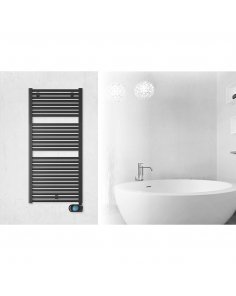 500x800 - 300 watt | elektrische handdoekradiator zwart