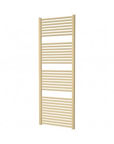 400x1200 - 550 Watt | Handdoekradiator mat goud Zij- &amp; Middenaansluiting