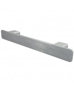 BSXL magnetisch 460 mm handdoekenrek voor radiatoren vierkant – Geborsteld RVS