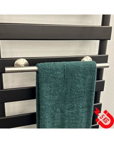 BSXL magnetisch 500 mm handdoekenrek voor radiatoren - Geborsteld RVS