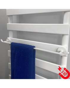 BSXL Magneet-line wit – Magnetische 485 mm handdoekhouder