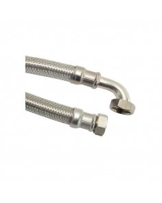RVS omvlochten flexibele leiding 3⁄4” 150 cm