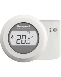 Honeywell Round Draadloos Aan/Uit Thermostaat Pakket