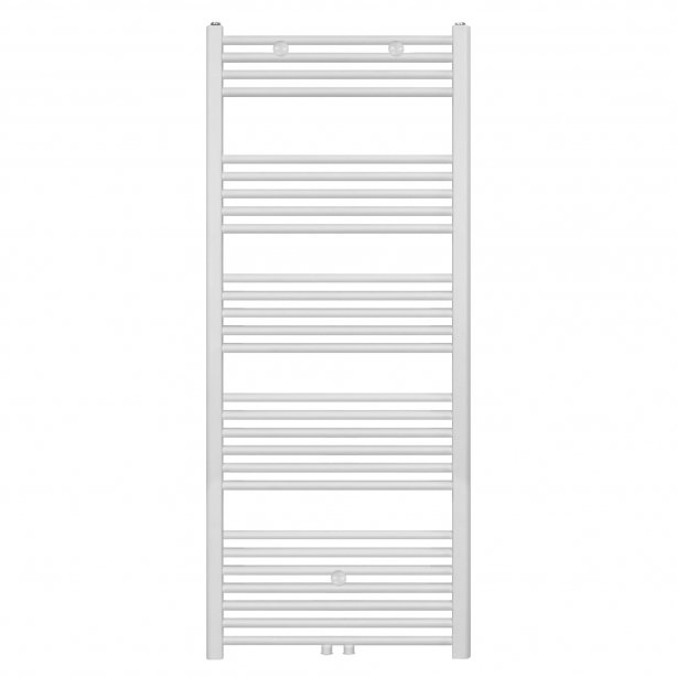 600x1600 – 1022 Watt | Handdoekradiator Mat Wit Zij- & Middenaansluiting
