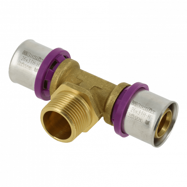 Bonfix Alu-pers x Buitendraad x Alu-pers T-koppeling | 26 x 3/4 x 26