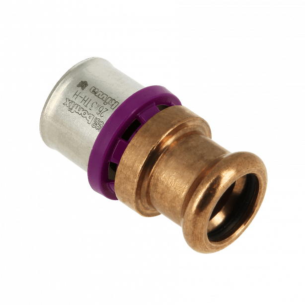 Bonfix Alu-pers x M-press rechte verloopkoppeling | 26 x 22