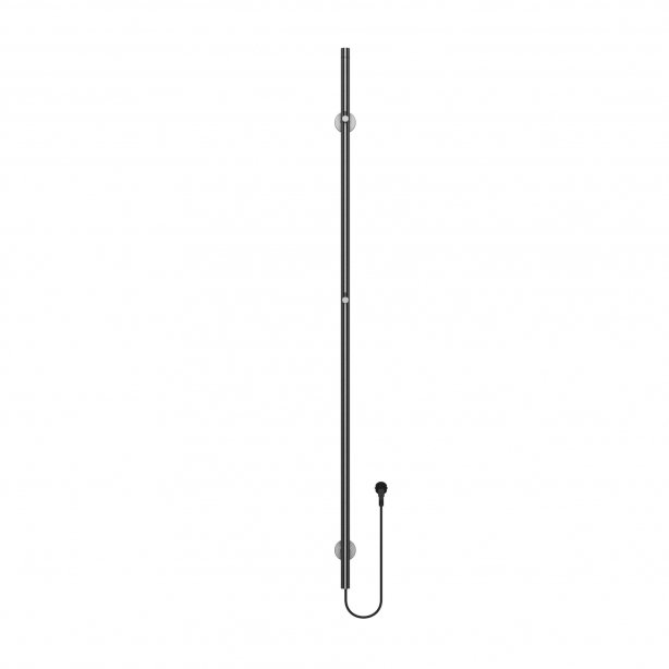 1500x63 - 60 Watt | Elektrische Staafhanddoekradiator - Gunmetal