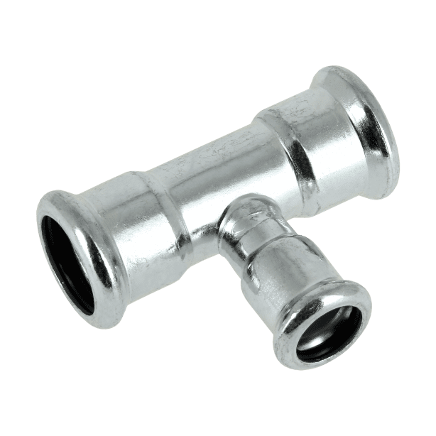 Bonfix Staalverzinkt Press T-koppeling verlopend (CV) | 35 x 28 x 28