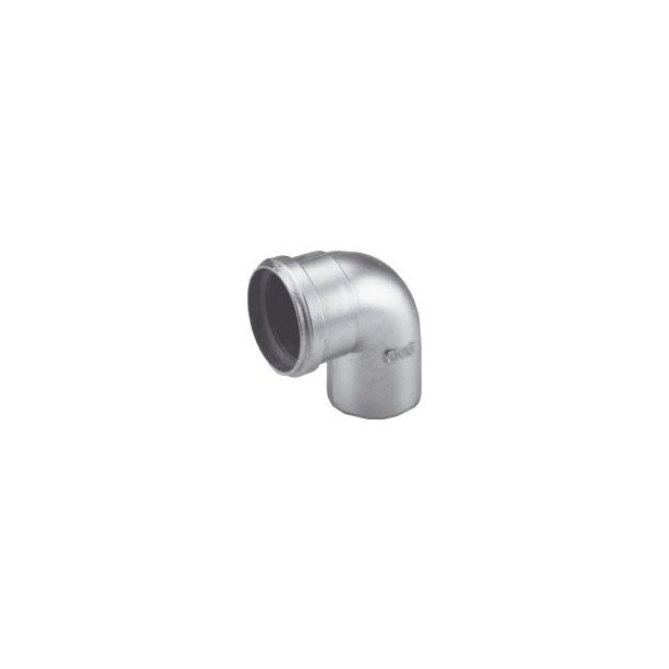 Alu-Fix Rookgasbocht 90° x Ø80 mm (Manchet/Sok)