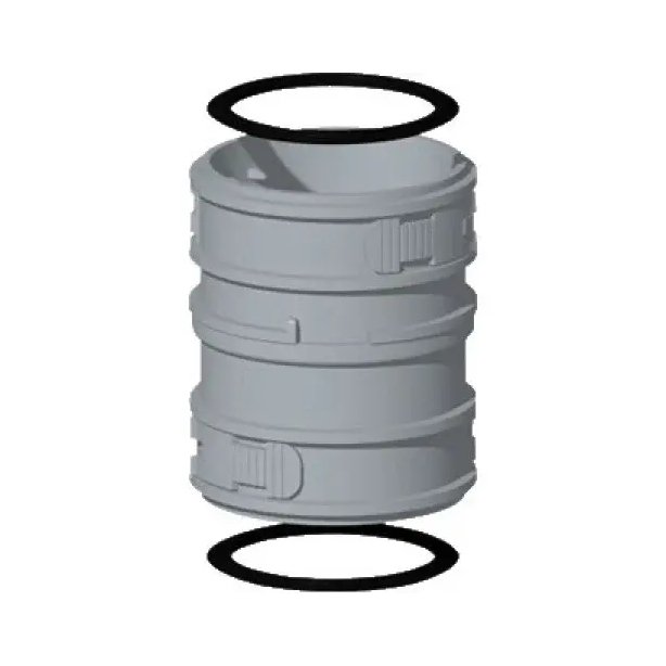 MiniFlex Koppelstuk M/M Ø60 mm Flexibel