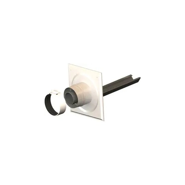 MiniFlex Schachtaansluiting + Drager Ø60/100 mm Concentrisch