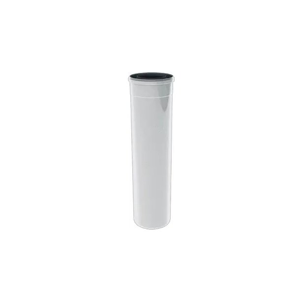TwinSafe Concentrische Pijp Lengte 1000 mm x Ø60/100 mm Wit PP