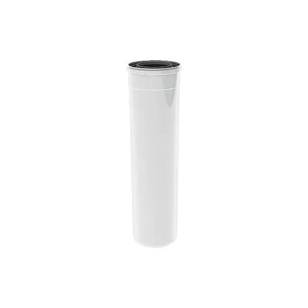 TwinSafe Concentrische Pijp Lengte 2000 mm x Ø80/125 mm Wit PP