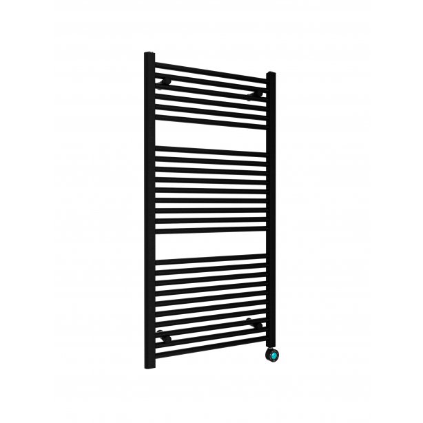 Best-Design Senden-Black Elektrische Handdoekradiator Zwart 640 W 1200x600