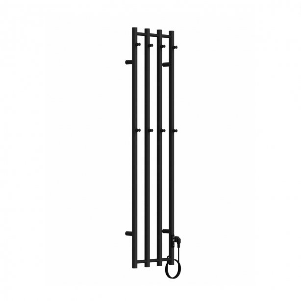 Best-Design Velten-Black Elektrische Designradiator 250W 1405 x 346 mat-zwart