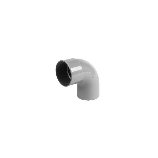 HWA bocht mof 80 mm x spie 80 mm 90 graden PVC