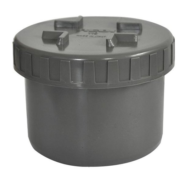 Eindstuk met schroefdeksel 32 mm PVC