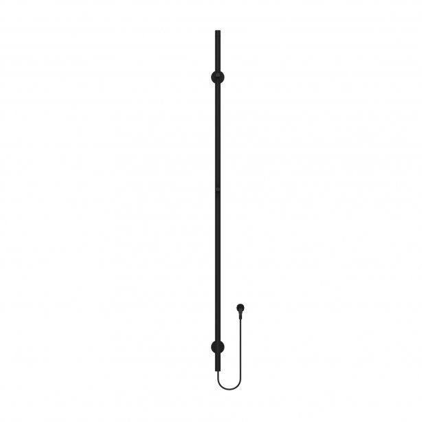 1500x63 - 60 Watt | Elektrische Staafhanddoekradiator - Mat Zwart
