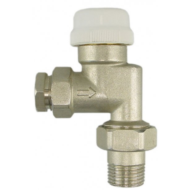 Thermostatisch ventiel zonder knop 1/2", axiaal, inclusief adaptor