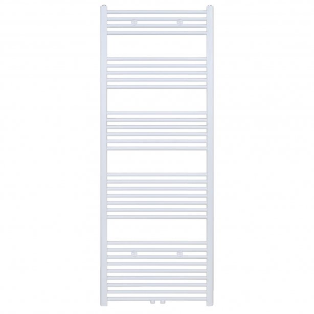600x1800 – 1166 Watt | Handdoekradiator Mat Wit Zij- & Middenaansluiting