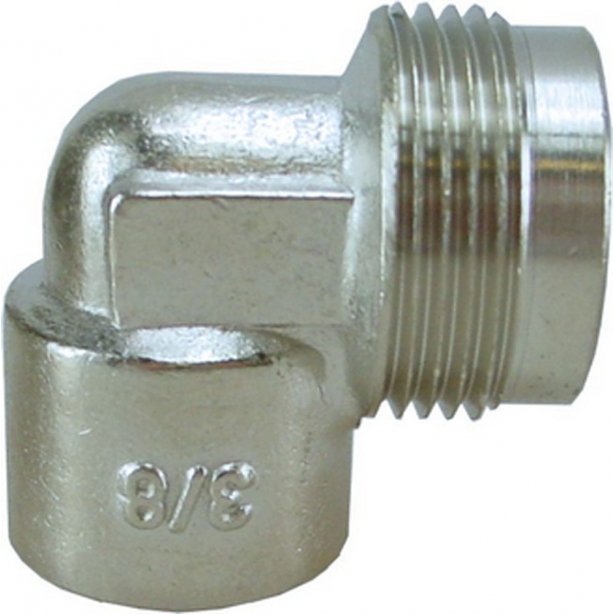 Riko komfooraansluitstuk Gastec 3/8" haaks