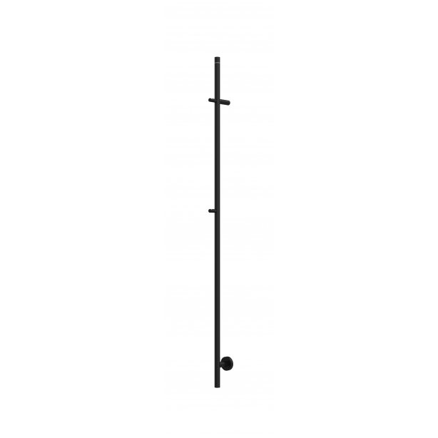 Callista elektrische staafhanddoekradiator 60 Watt 150 cm mat zwart