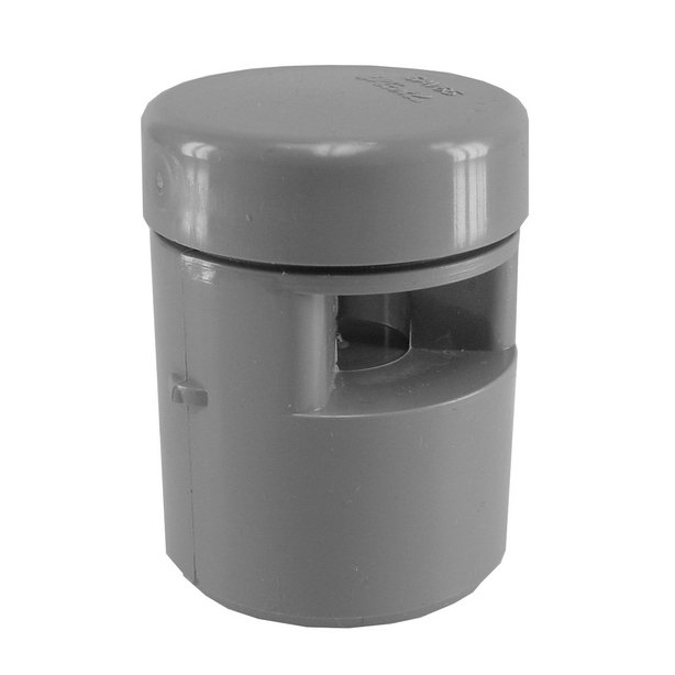 Binnenhuis beluchter 32/40 mm PVC