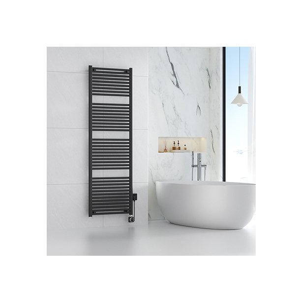 Elara elektrische radiator Smart WiFi 181,7 x 60 cm mat zwart