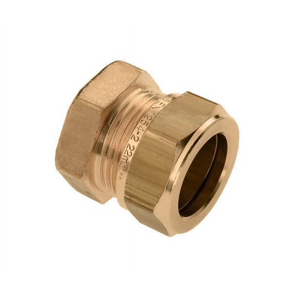 Bonfix Messing Knel eindkoppeling | 35