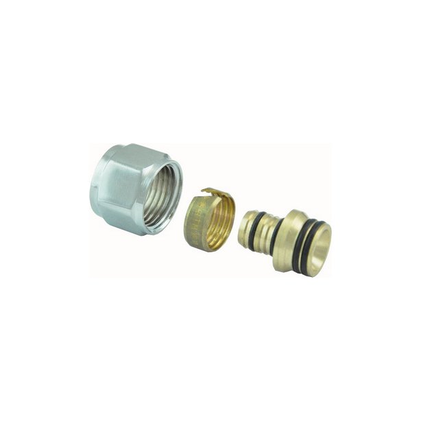 Luxe adaptor M22 naar 16 x 2,0 mm, chroom