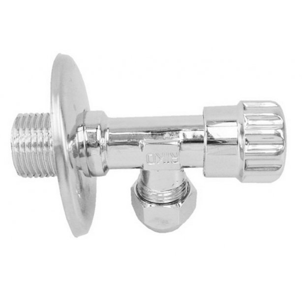 Riko Luxor hoekstopkraan 1/2 buitendraad x 10 mm zonder filter