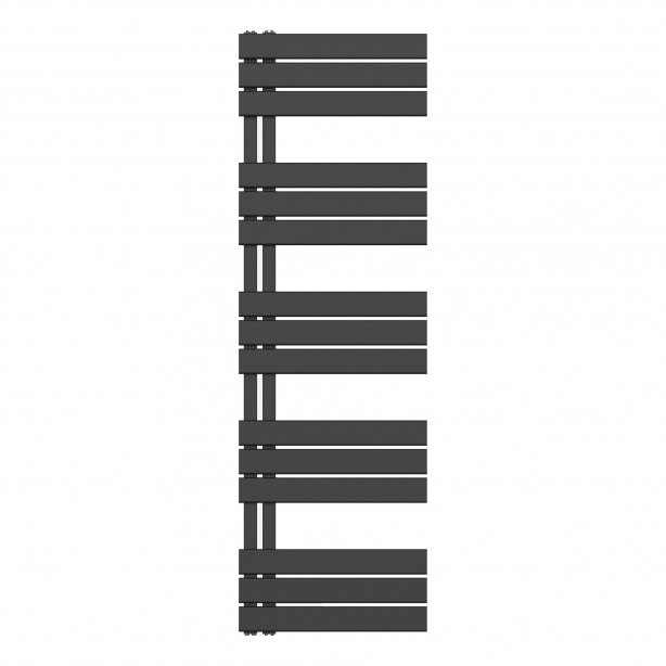 1600x500 – 755 Watt | handdoekradiator zwart | links aansluiting/comb