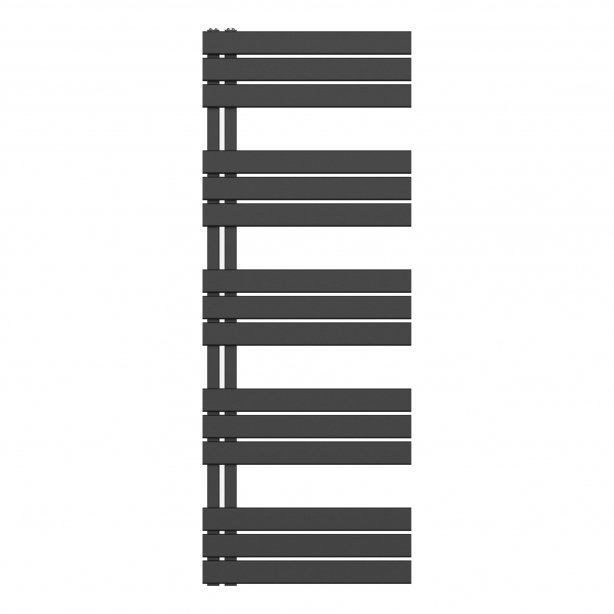 1600x600 – 864 Watt | handdoekradiator zwart | links aansluiting/comb