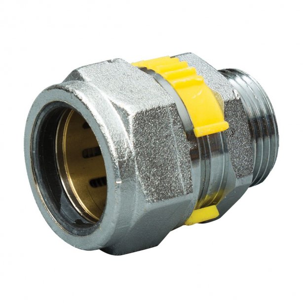 Gaskoppeling PLT recht 3/4" buitendraad x DN25