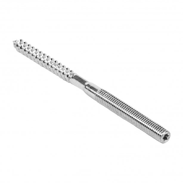 Dubbele stokschroef m8 x 60 mm 100st