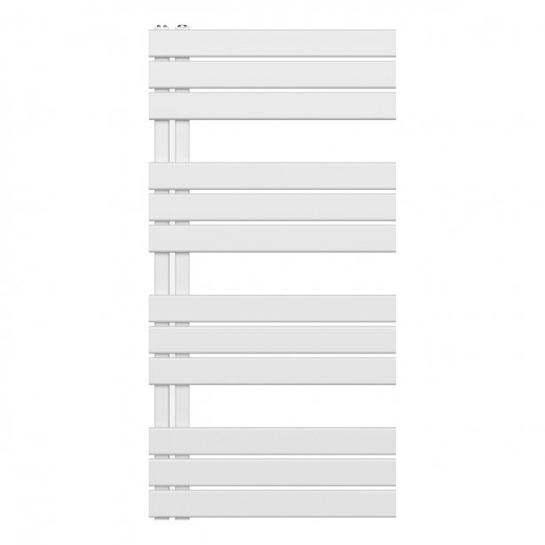 1200x500 – 593 Watt | handdoekradiator wit | links aansluiting/comb