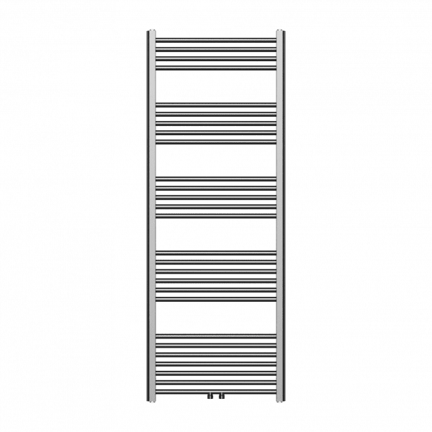 1600x600 557 watt | handdoekradiator gunmetal grijs midden aansluiting