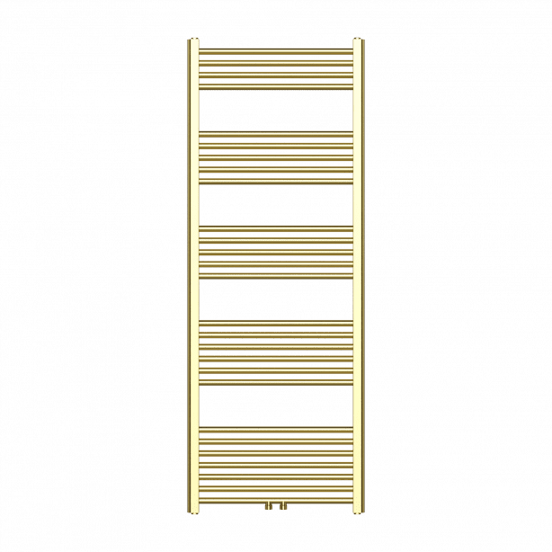 1600x600 557 watt | handdoekradiator geborsteld goud midden aansluiting