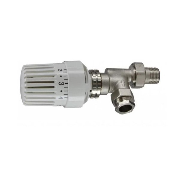 Thermostatische Radiatorkraan verkeerdhaaks