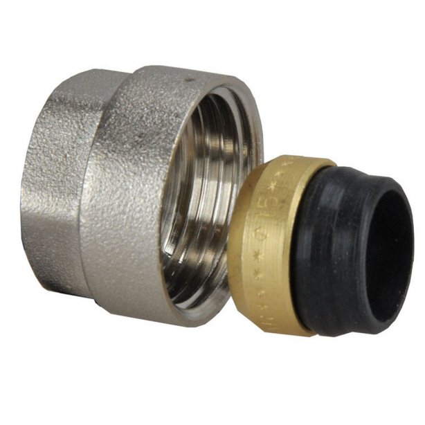 TR-91/A adaptor 3/4" Eurokonus x 15 mm, vernikkeld