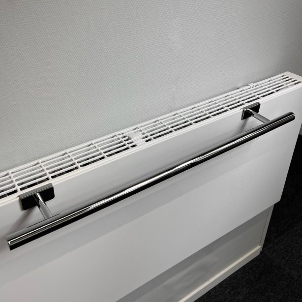 BSXL handdoekenrek 400 mm voor radiatoren boven-bevestiging Chroom
