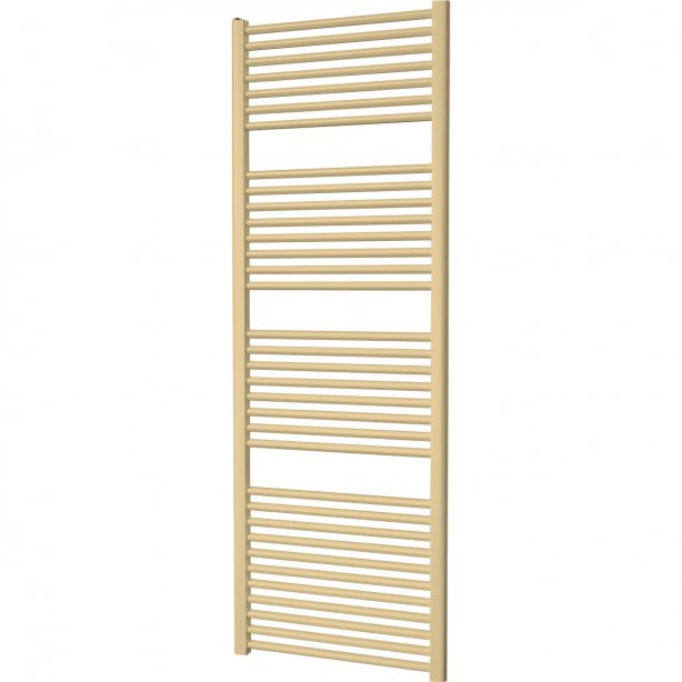 400x1600 - 740 Watt | Handdoekradiator mat goud Zij- & Middenaansluiting