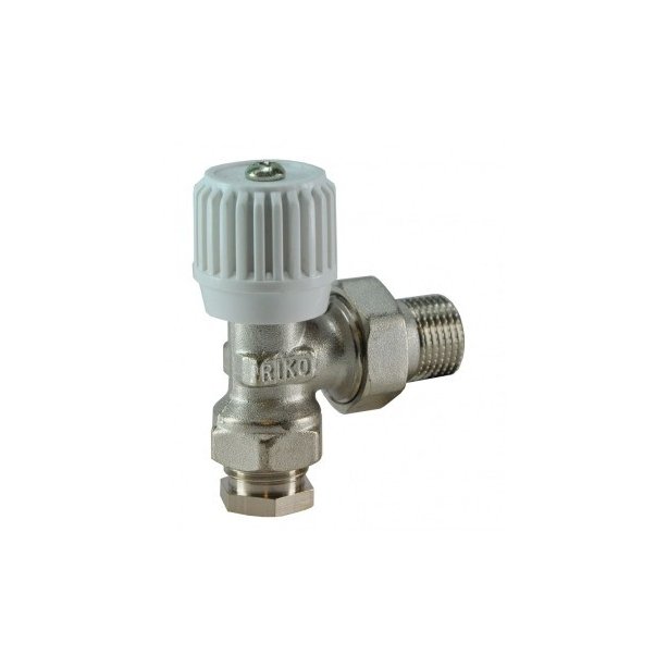 Radiatorkraan haaks 15mm x 1/2"
