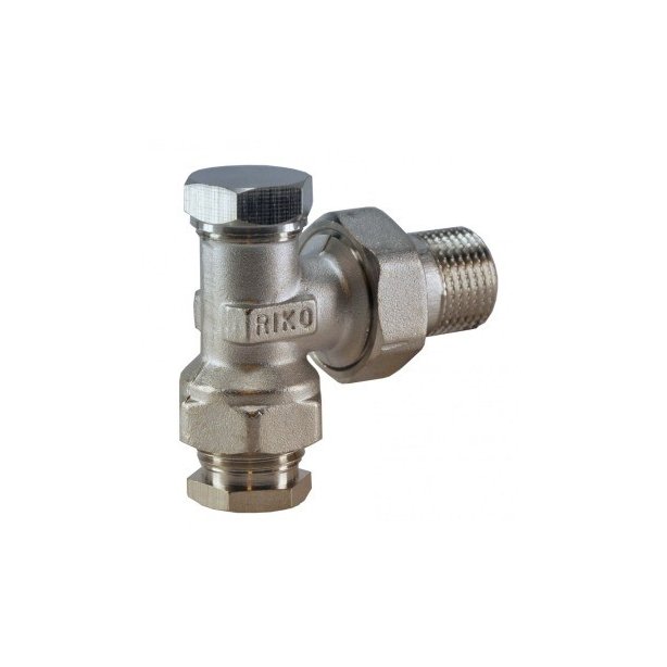 Voetventiel haaks 15mm x 1/2"