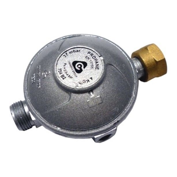 Flesregelaar 30-80 mbar, debiet 2 kg/u, POL-slangaansluiting