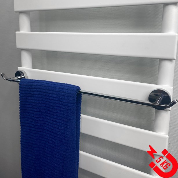 Magneet-line Chroom – Magnetische 535 mm handdoekhouder