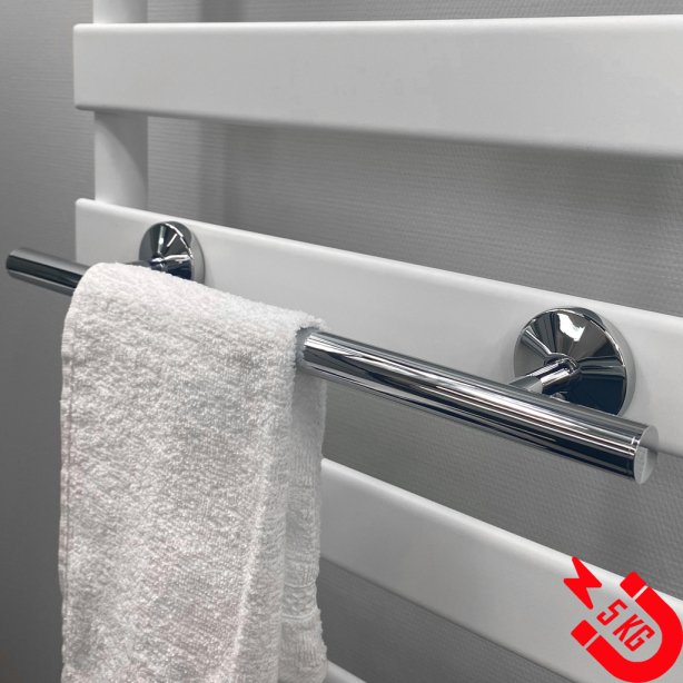 BSXL magnetisch 500 mm handdoekenrek voor radiatoren – Chroom